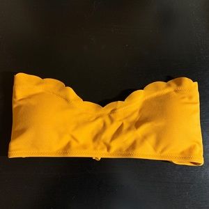 NEW Zaful orange gold scallop bikini